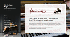 Desktop Screenshot of klavierhaus-nagel.de